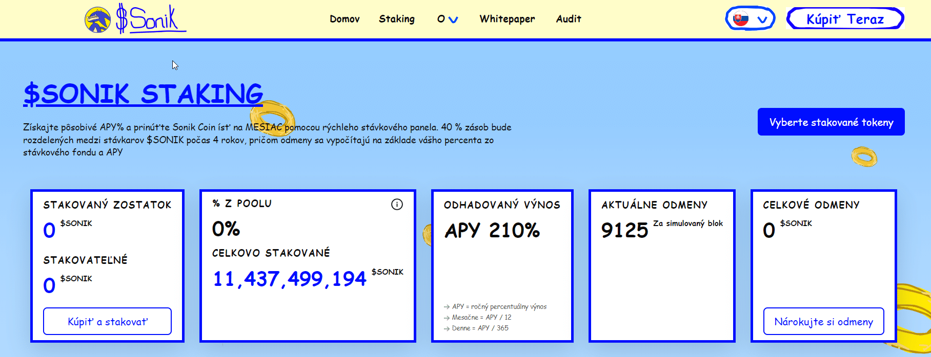 predikcia ceny sonik coinu