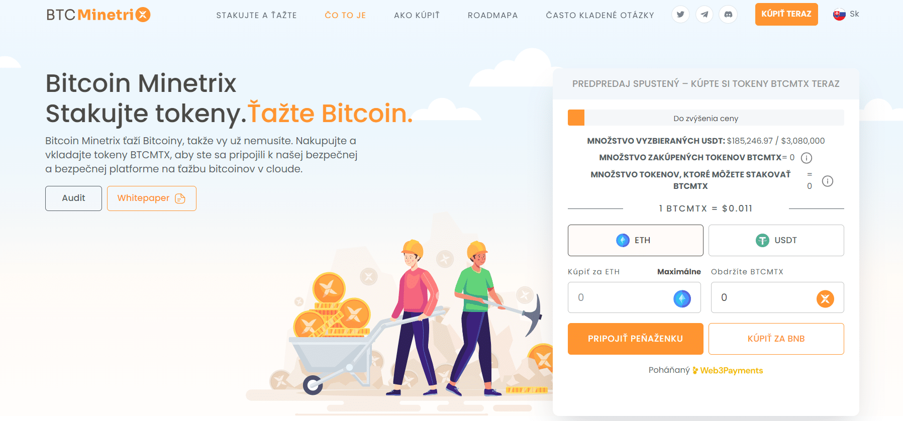 ako kúpiť bitcoin minetrix