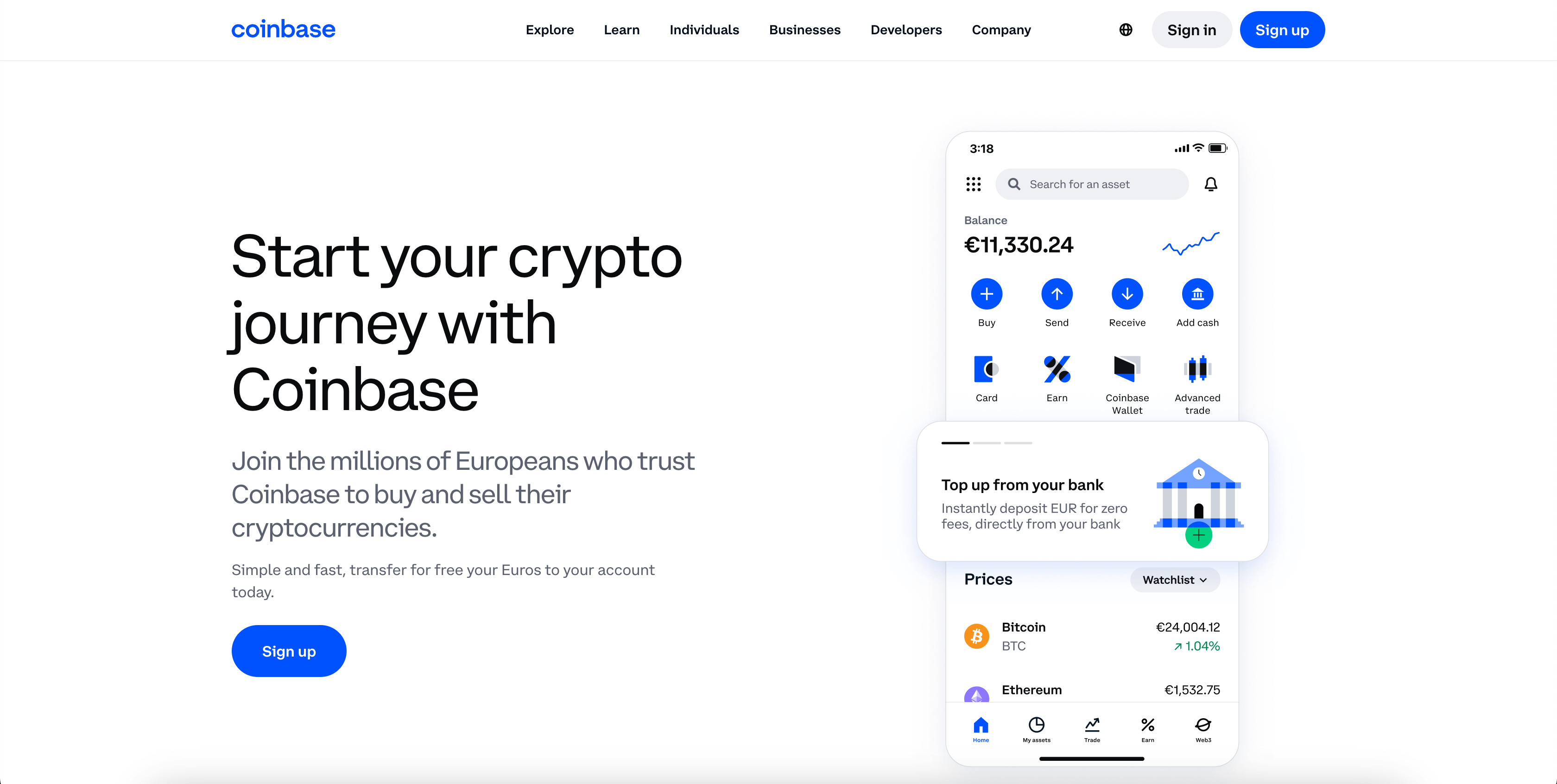 coinbase platforma