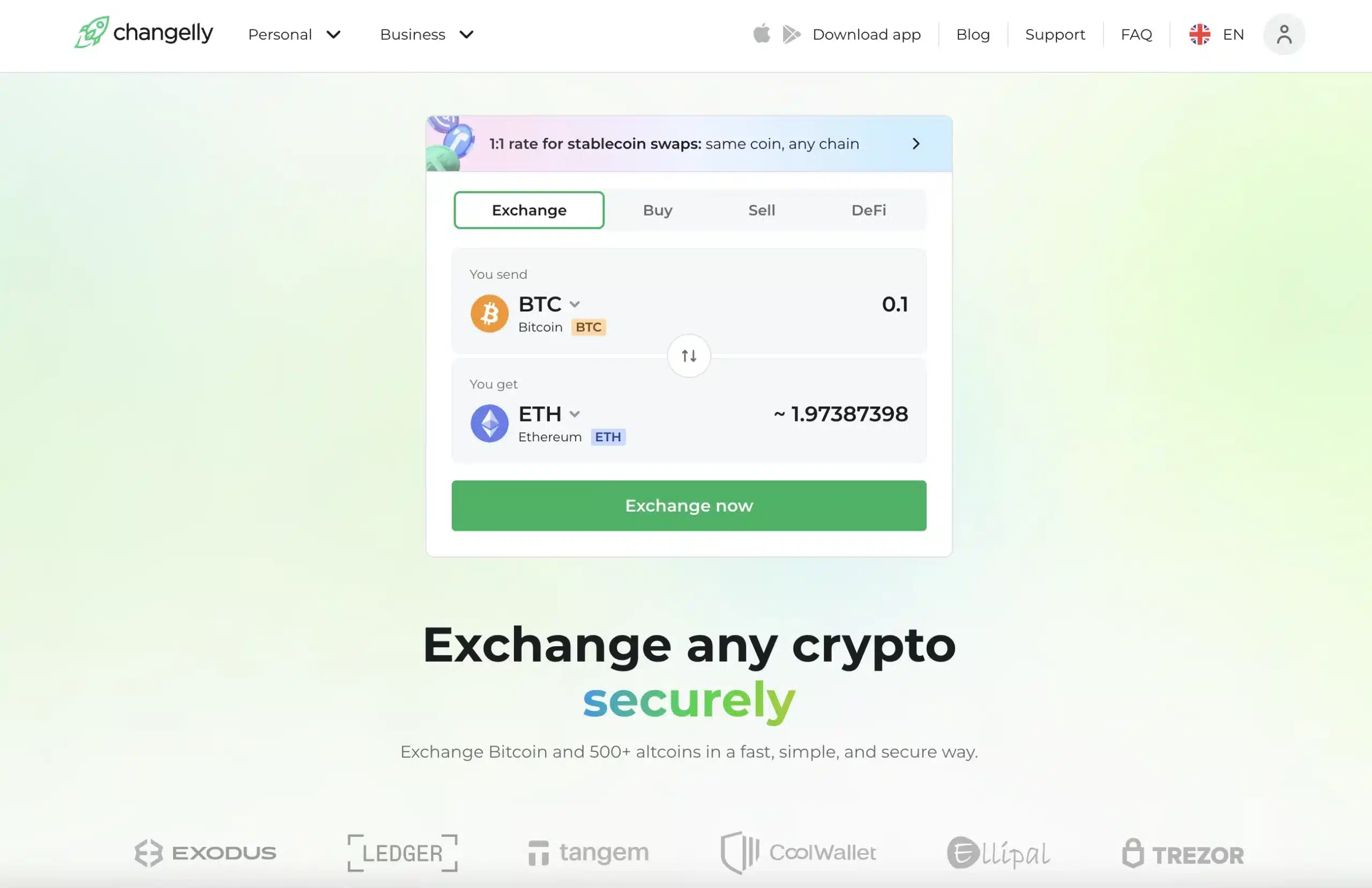 changelly kryptoburza