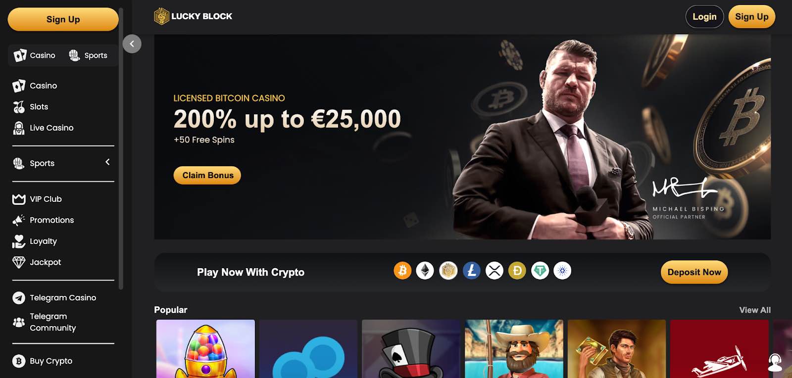 bonus bez vkladu lucky block casino