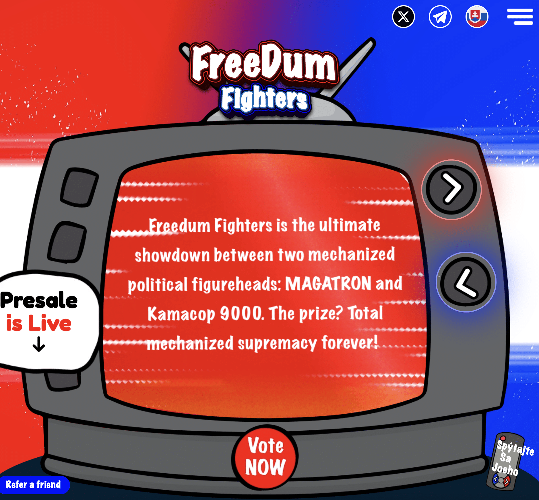 FreeDum Fighters predpredaj