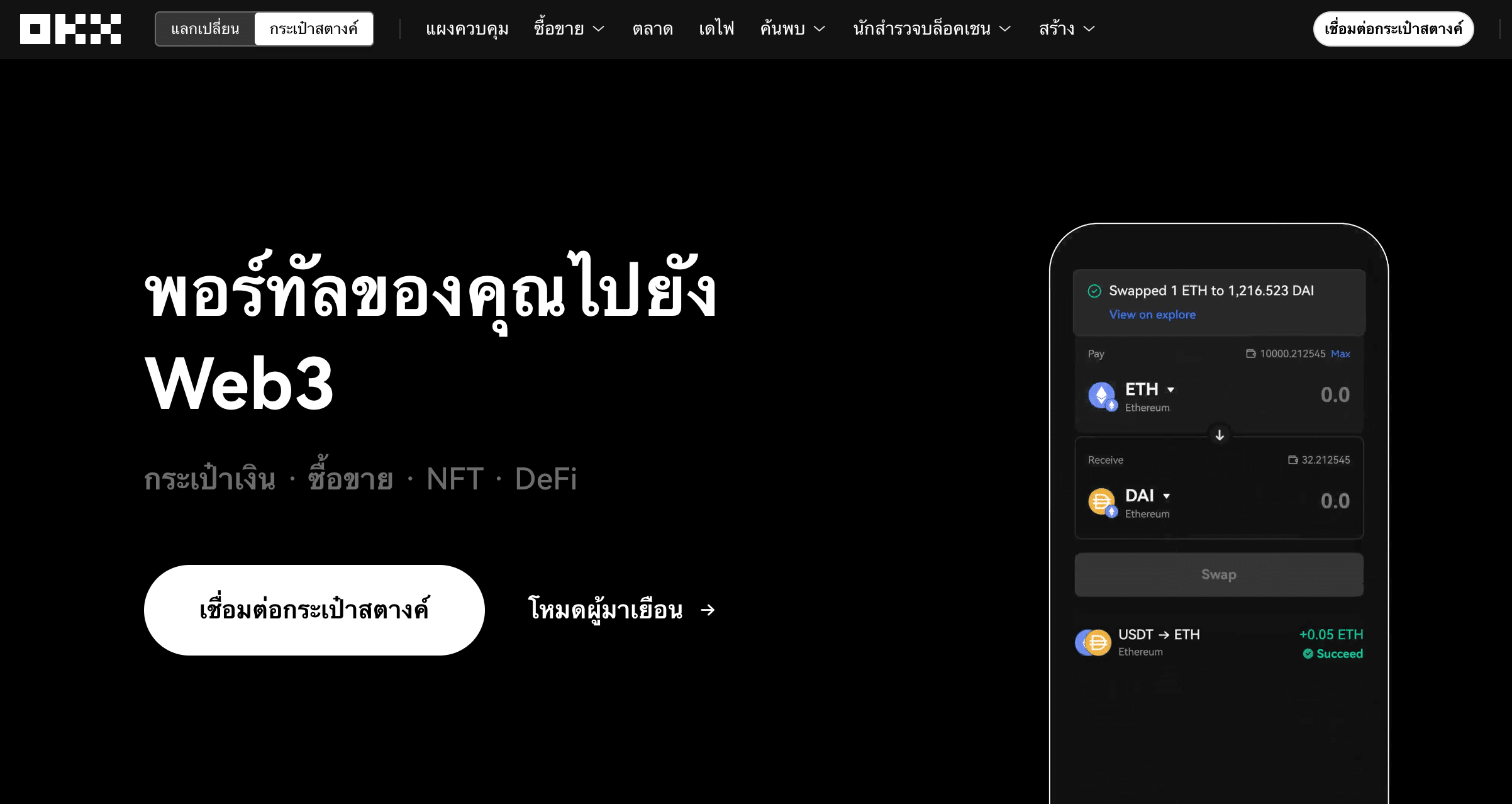 OKX Wallet – กระเป๋าเก็บเหรียญดิจิตอล