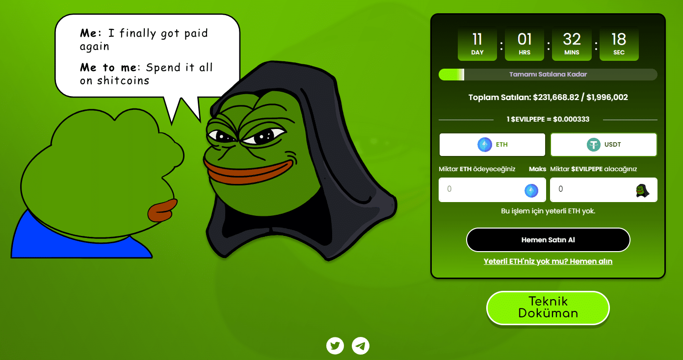 Evil Pepe Coin Fiyat Tahmini 2024 2030