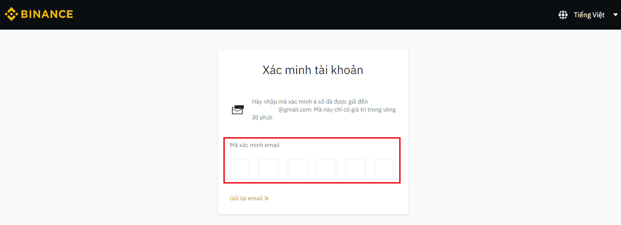 Bước 3 – Xác minh tài khoản