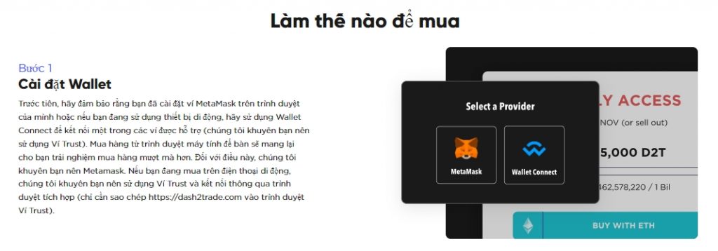 Dash 2 Trade Làm thế nào để mua