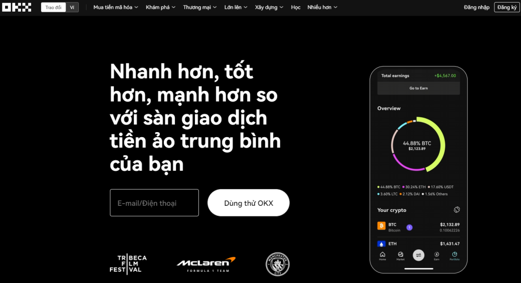 OKX nơi tốt nhất để mua Defi Coin 