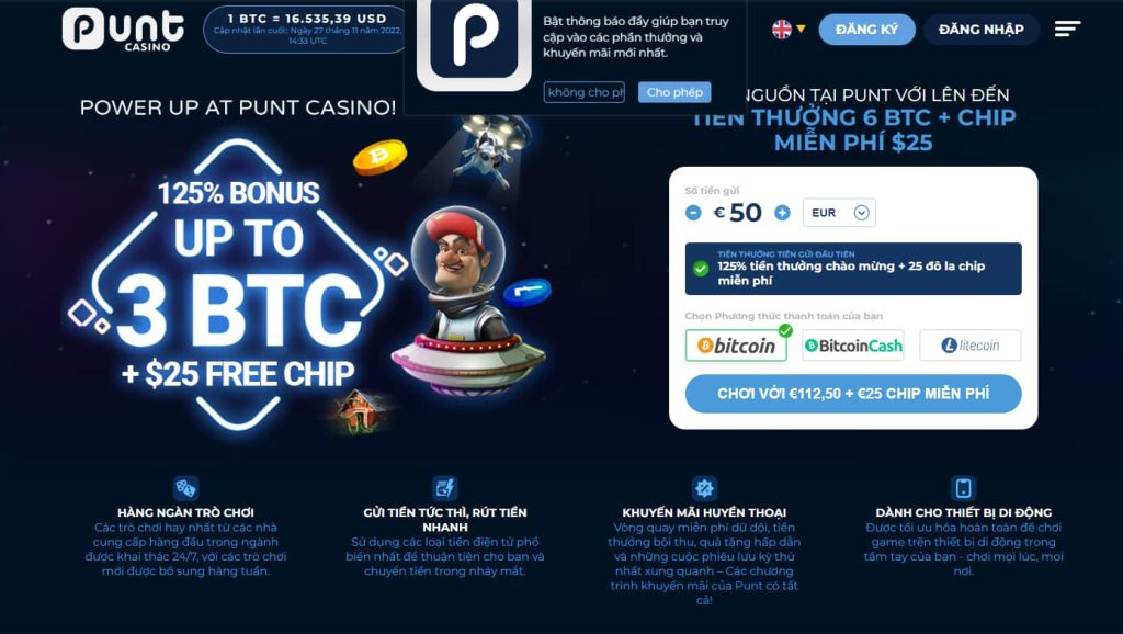 Punt Sòng bạc Litecoin