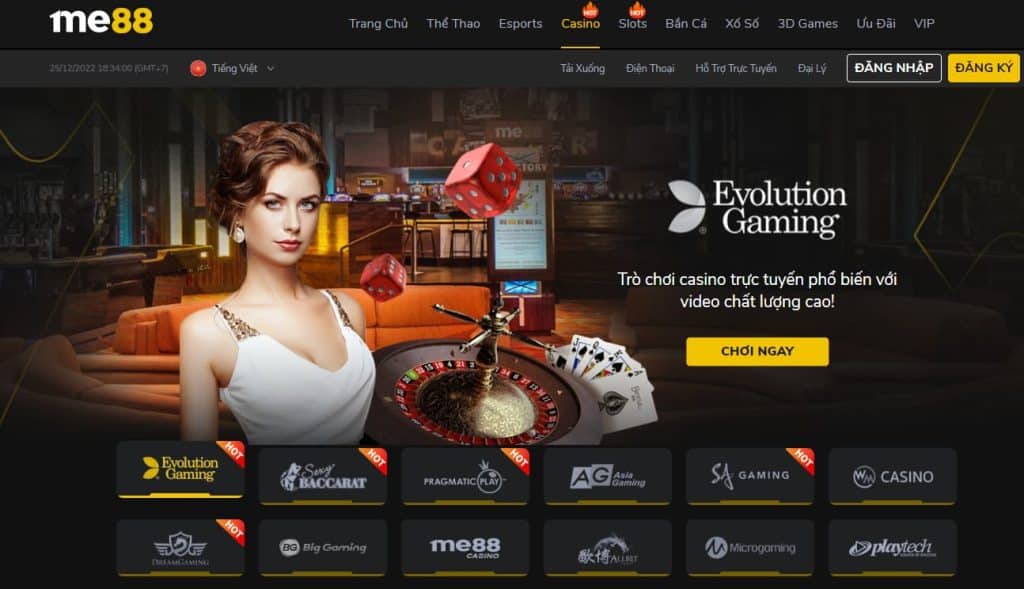 Rồng hổ casino online Me88