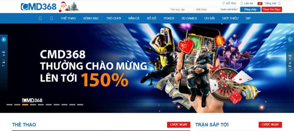 Poker trực tuyến chuyên nghiệp CMD368 