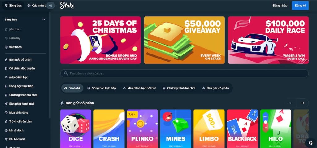 Stake Bitcoin Casino đánh giá