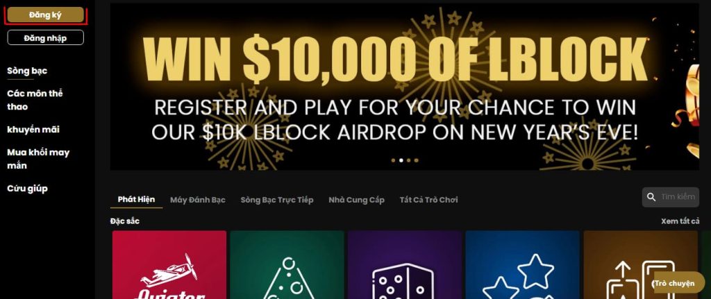 LuckyBlock Làm thế nào để đăng ký