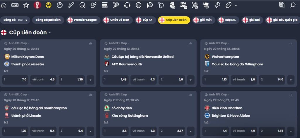Cá độ bóng đá Anh EFL