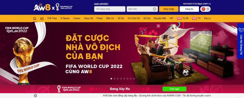 Aw8 Trang web cá cược thân thiên, dễ sử dụng nhất 