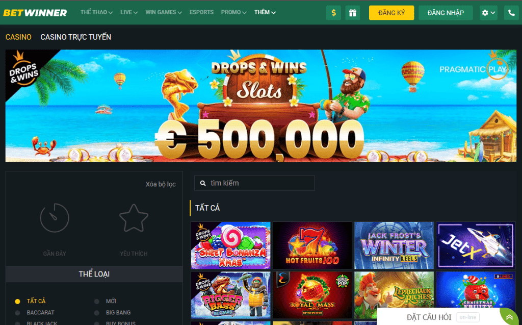 Betwinner Tài xỉu online