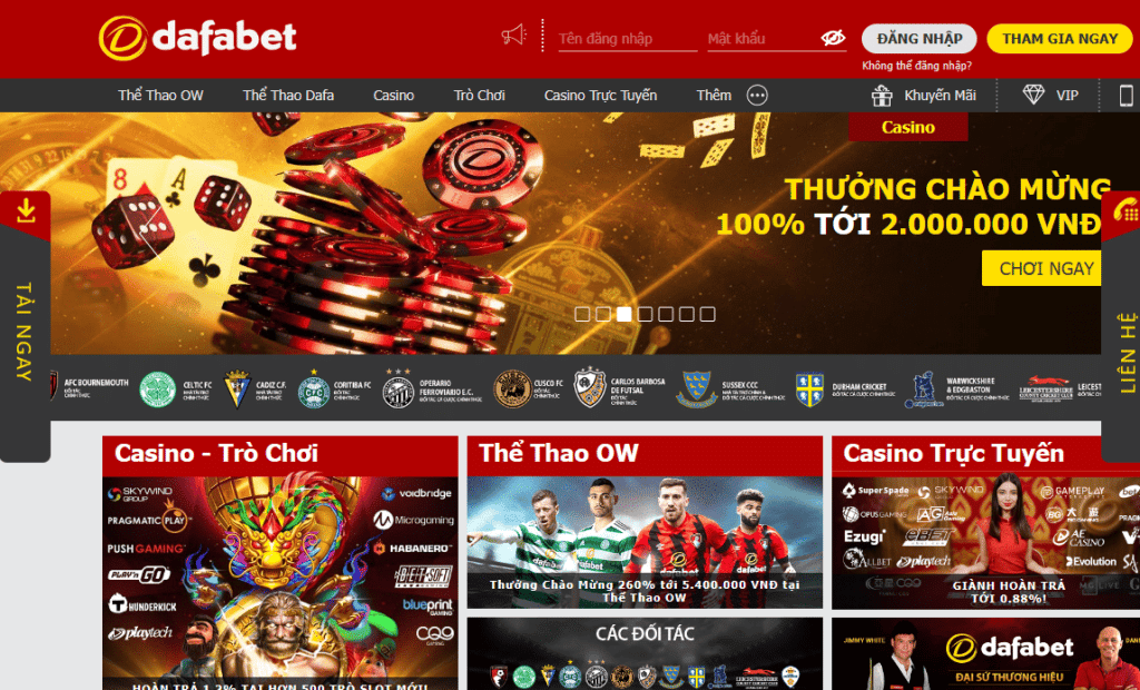 Dafabet Tài xỉu online