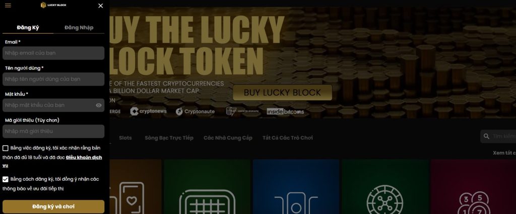 Đăng ký bởi LuckyBlock