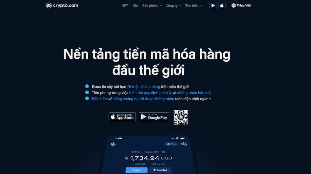 Giao dịch Crypto.com