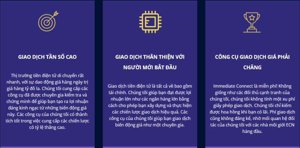 Các tính năng đặt trưng của trang