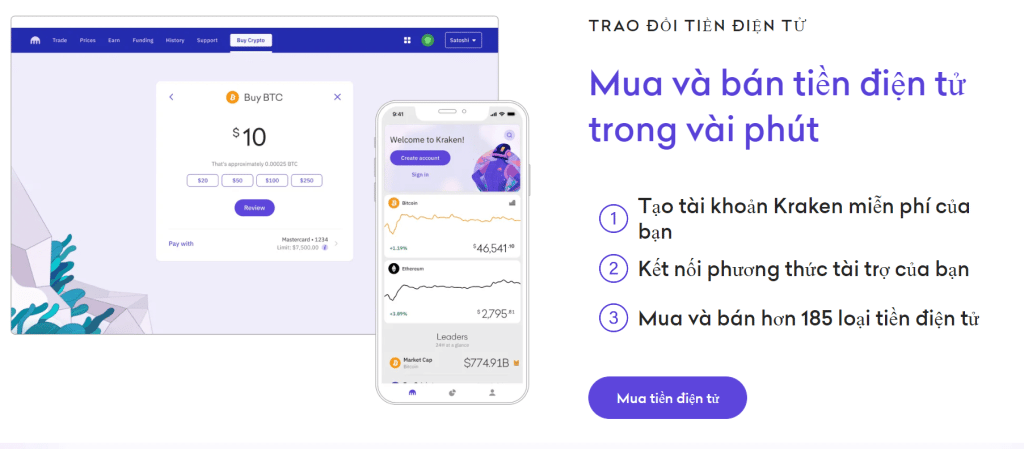 Kraken Pro – Cách chơi Bitcoin qua Bộ giao dịch nâng cao