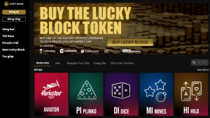 Tài xỉu online LuckyBlock