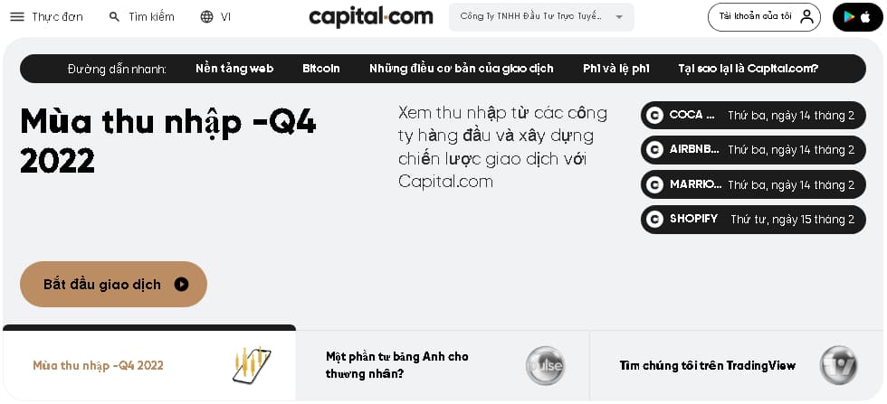 Capital.com – Hệ thống giao dịch trực tuyến hoàn toàn mới