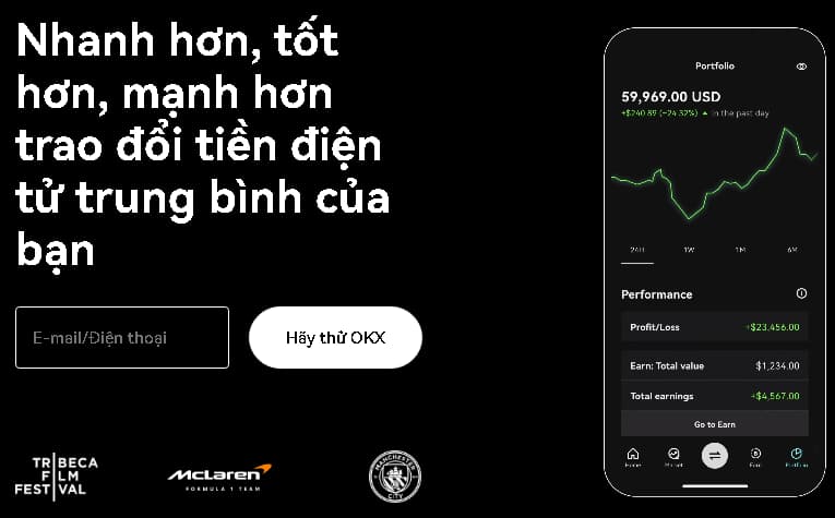 OKX - Sàn giao dịch Altcoin hàng