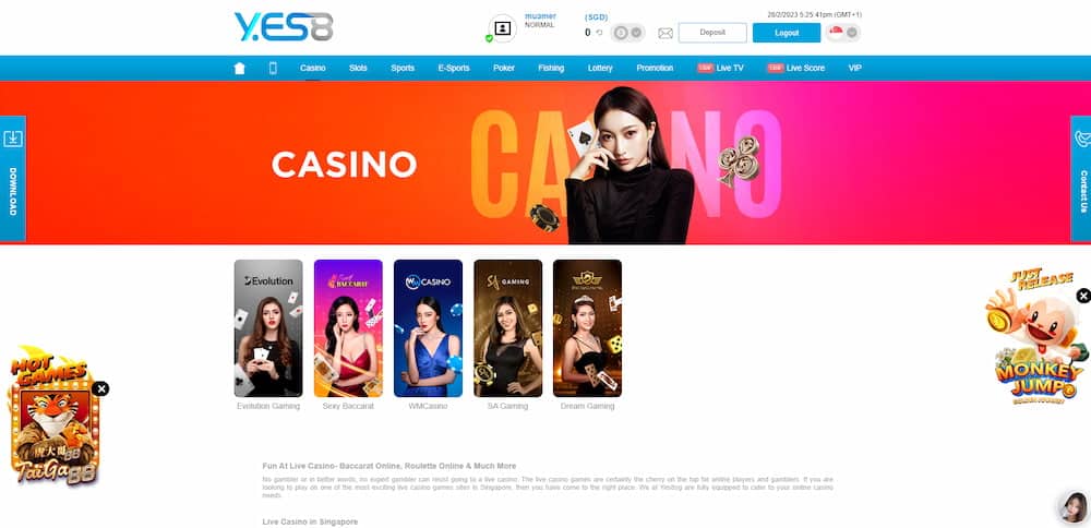 Yes8 Online Casino