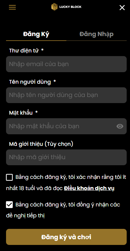 Đăng ký tài khoản