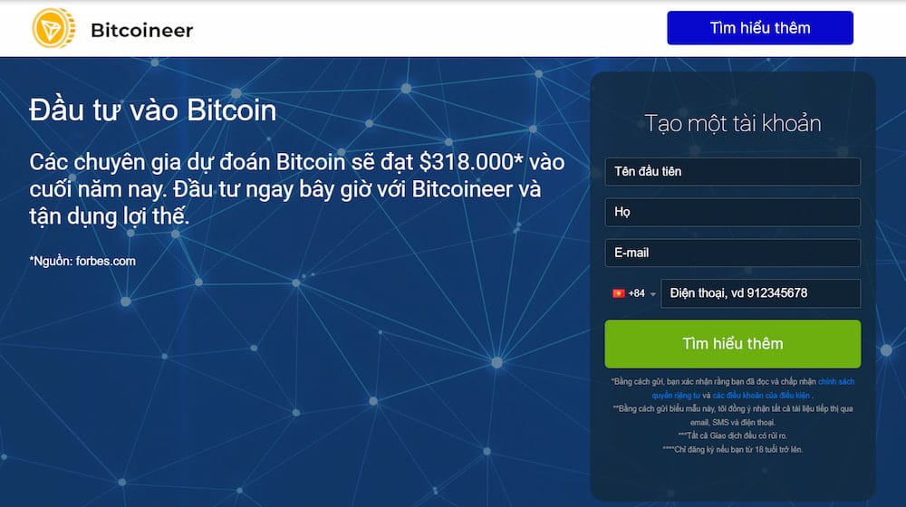 đánh giá bitcoineer