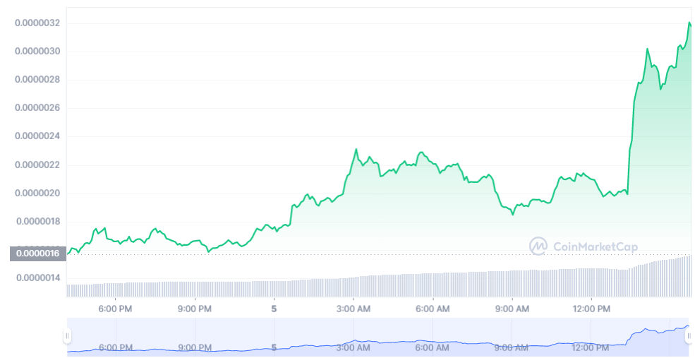 Giá Pepe Coin