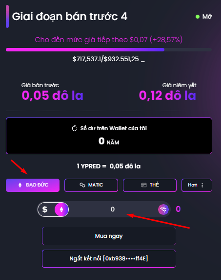 Truy cập trang web chính thức của yPredict