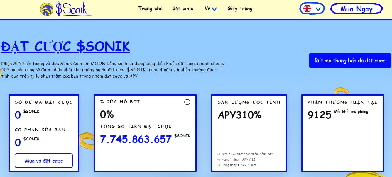 Phần thưởng Staking