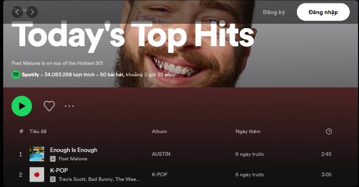 Today's Top Hits _ Spotify Playlist