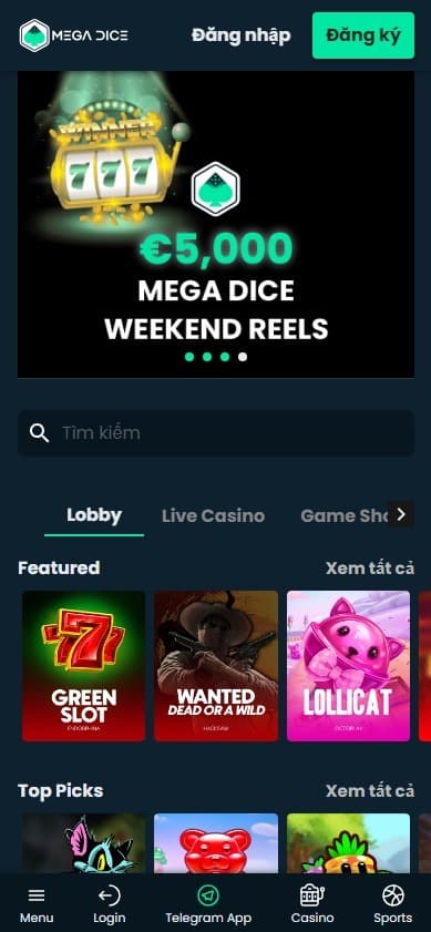 Mega Dice Casino