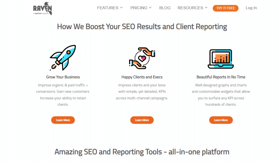 Raven SEO Tools