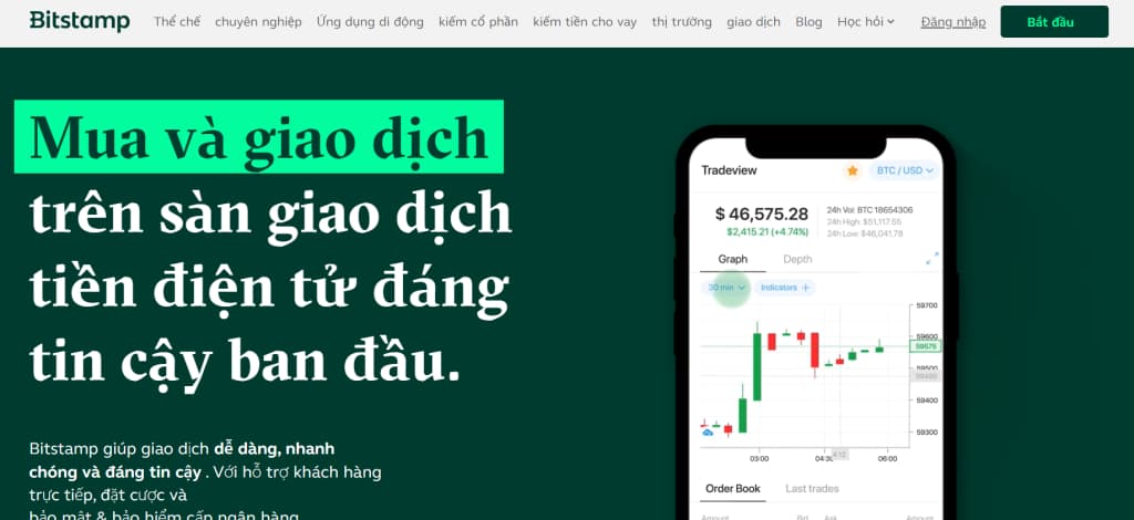 bitstamp nền tảng thân thiện nhất để chuyển đổi ftm coin từ tiền pháp định