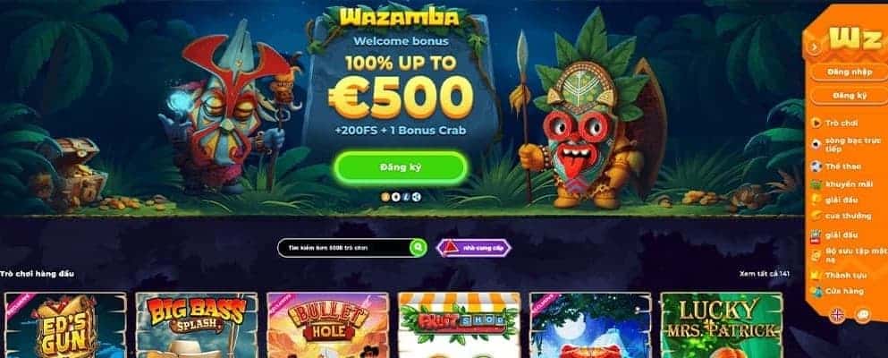 wazamba sòng bạc bitcoin blackjack