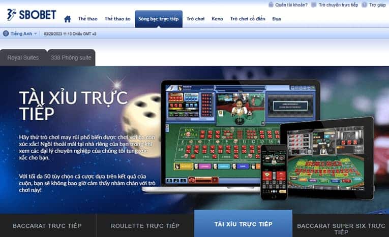 SBOBET Live Casino