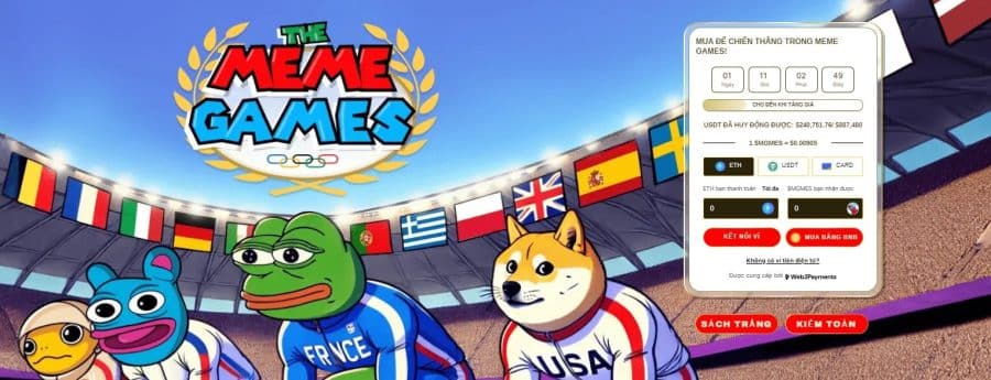 The Meme Games - Top đồng coin