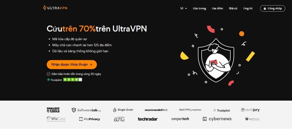 Ultra VPN Dùng thử