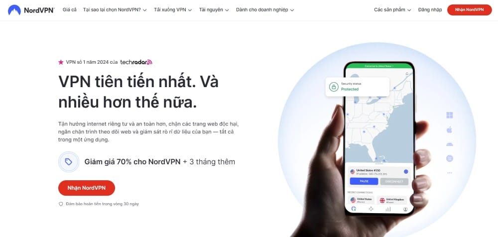 Nord VPN Dùng thử