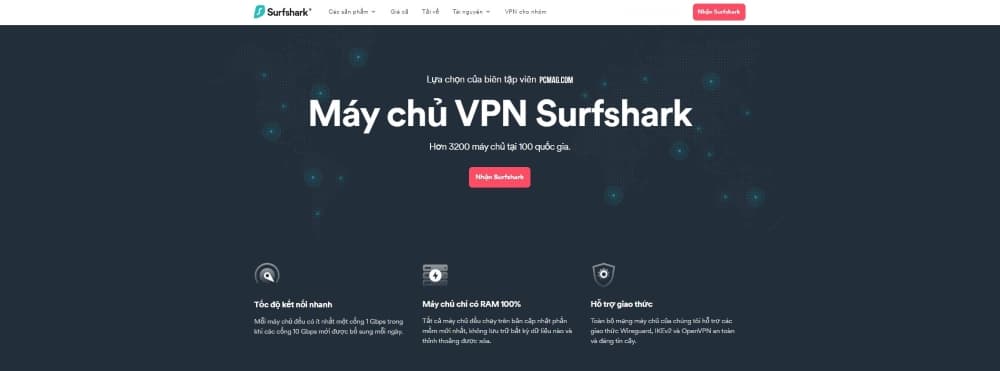 Surfshark VPN Dùng thử