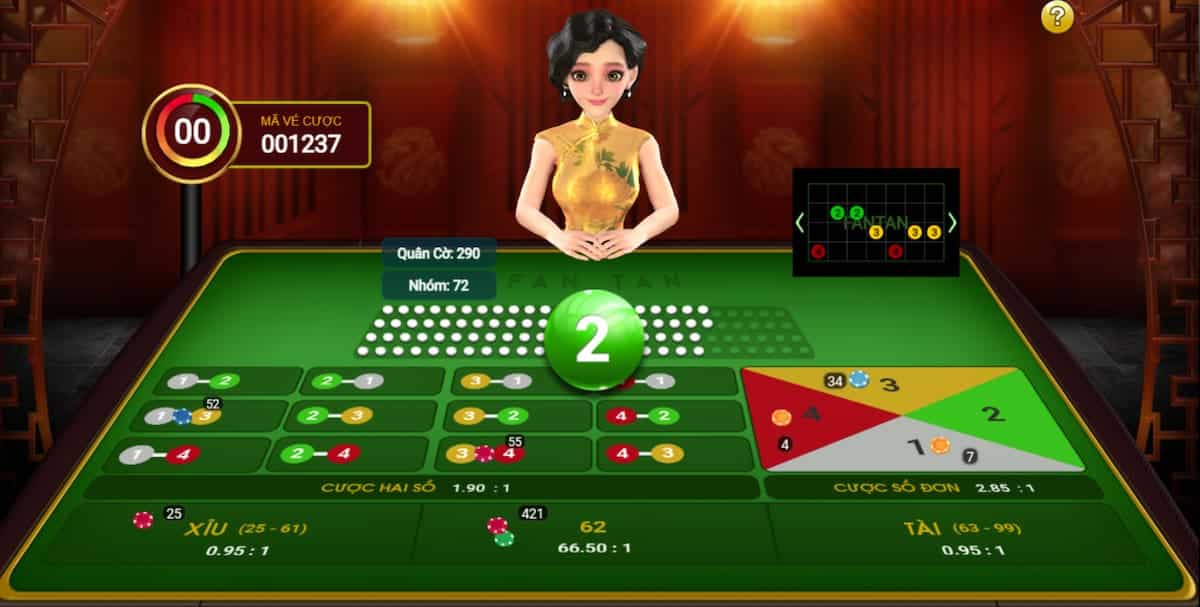 Thắng thua trong game Fantan