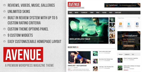 Avenue - A WordPress Magazine Theme