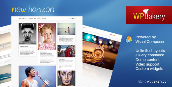 New Horizon - Blog Portfolio WordPress Theme