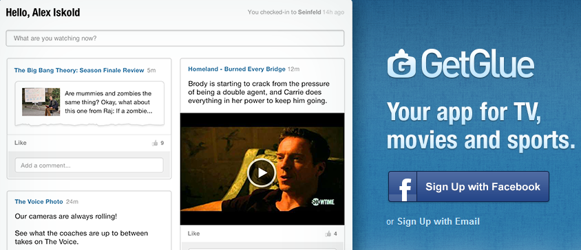 GetGlue banner