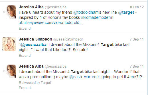 jessica alba jessica simpson tweets