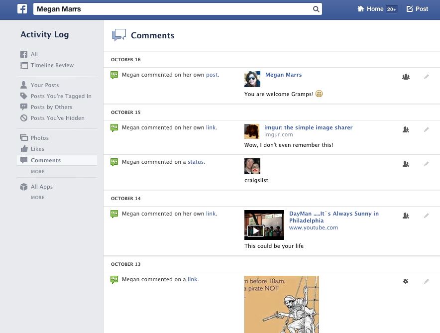 Facebook Graph Search Example