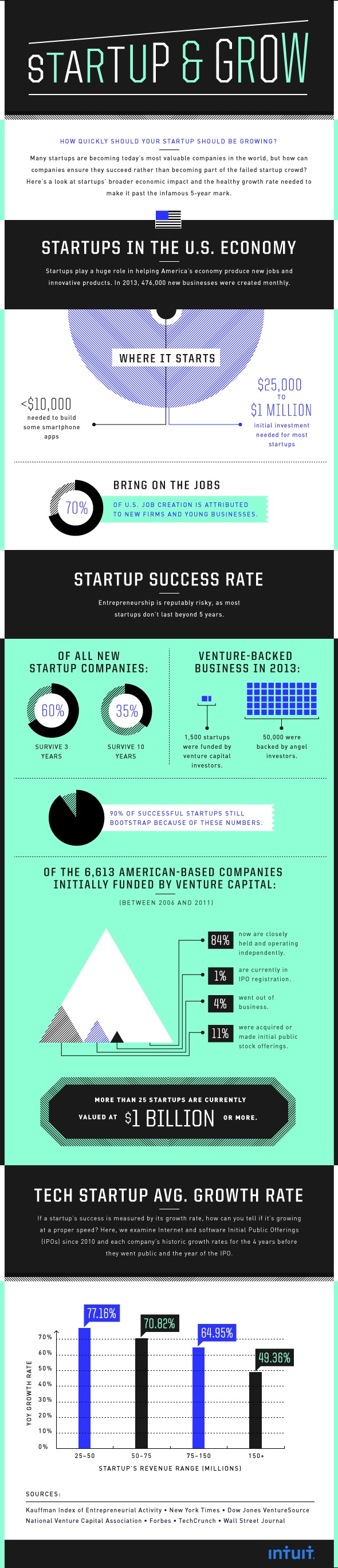 Visualizing Success In The Startup Industry (Infographic) - Business 2 ...